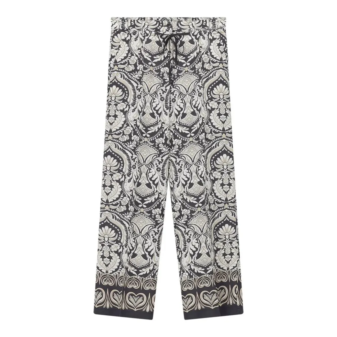 Cambio Hose Adrienne mit floralem Muster mehrfarbig Hose