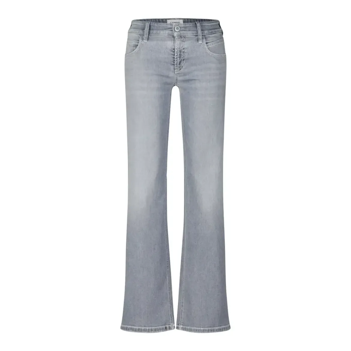 Cambio Straight Leg Jeans Tess Grau Straight Leg Jeans