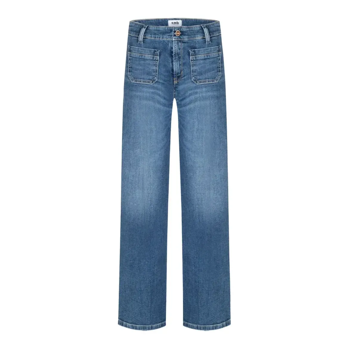 Cambio Wide Leg Jeans Tess blau Wide Leg Jeans