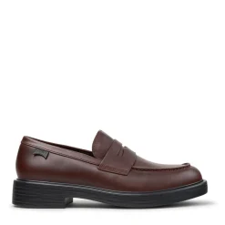 Camper Bei Dean, einem zeitlosen Unisex-Stil, trifft Trad burgund Schnürschuhe