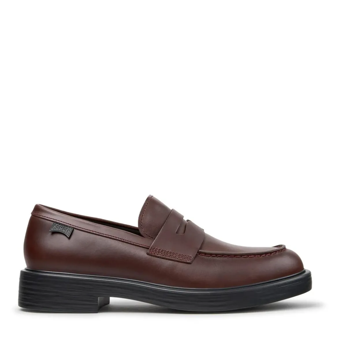 Camper Bei Dean, einem zeitlosen Unisex-Stil, trifft Trad burgund Schnürschuhe