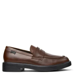 Camper Bei Dean, einem zeitlosen Unisex-Stil, trifft Trad mittel-braun Schnürschuhe