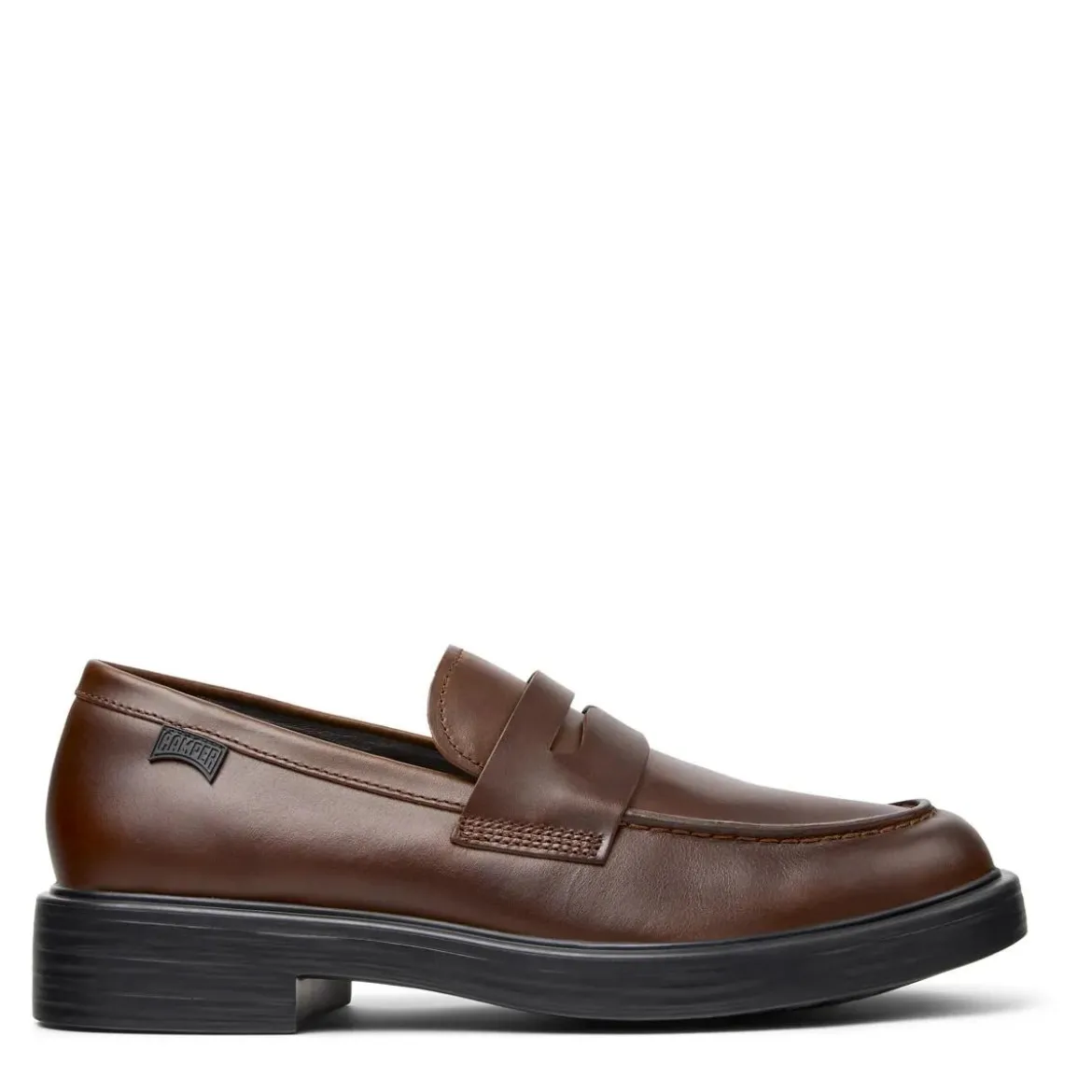 Camper Bei Dean, einem zeitlosen Unisex-Stil, trifft Trad mittel-braun Schnürschuhe