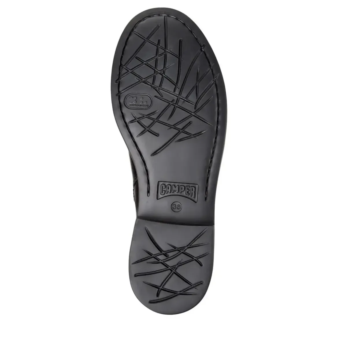 Camper Bei Dean, einem zeitlosen Unisex-Stil, trifft Trad schwarz Stiefel