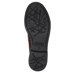 Camper Bei Dean, einem zeitlosen Unisex-Stil, trifft Trad burgund Bootsschuhe