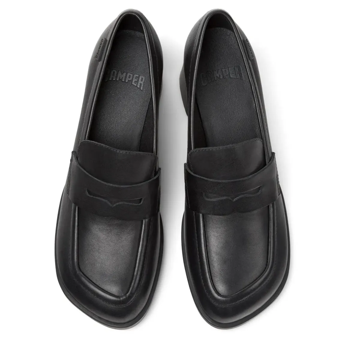 Camper Der neue feminine Absatzschuh für den Alltag ist i schwarz Bootsschuhe