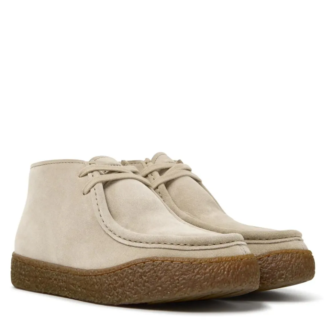 Camper Der Peu Terreno ist ein lässiger Schuh mit Rundumn hellbeige Stiefeletten