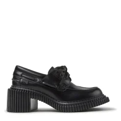 Camper Der Pix London, Ihr leichter Wohlfühl-Absatzschuh, schwarz Bootsschuhe
