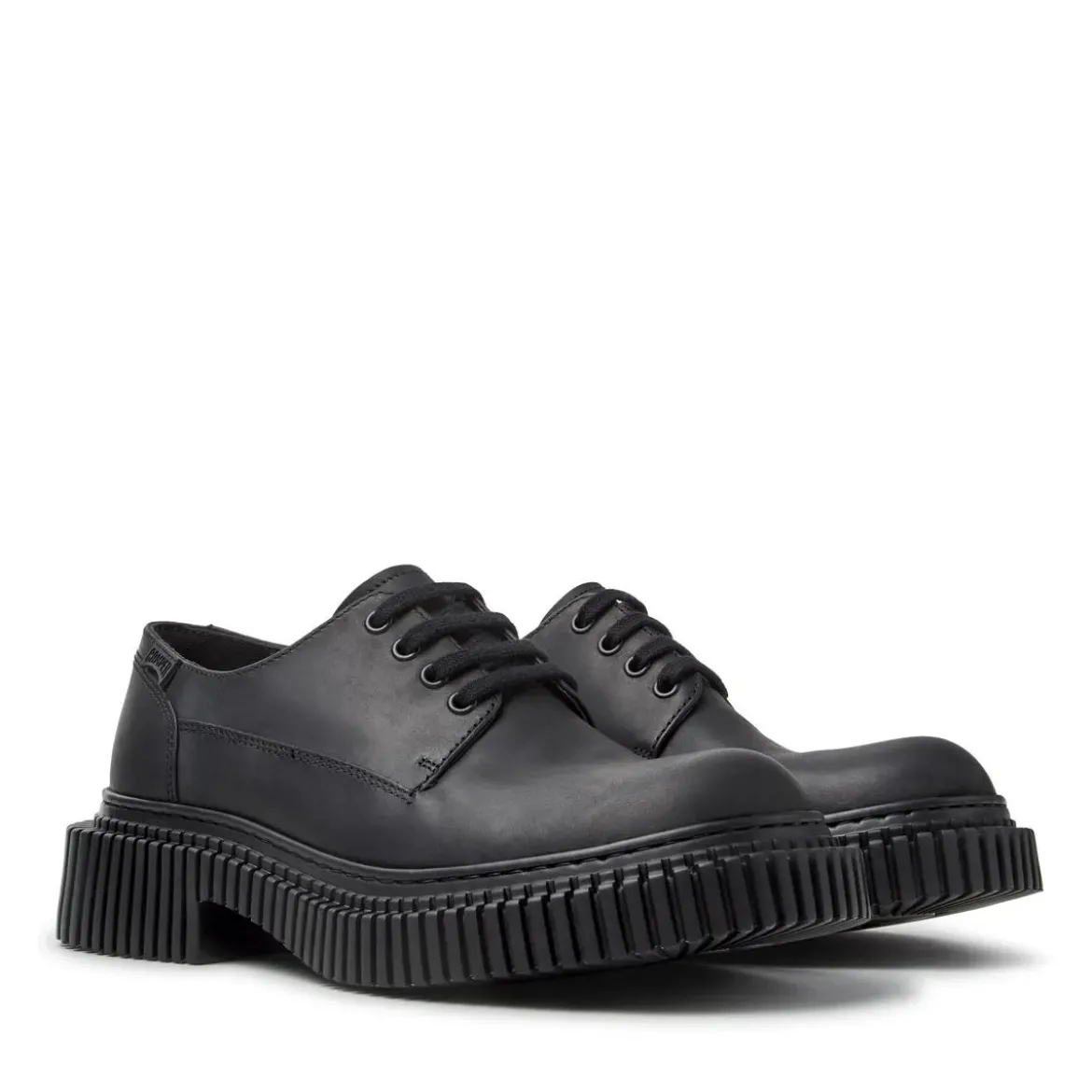 Camper Der qualitativ hochwertig und komfortabel designte schwarz Schnürschuhe
