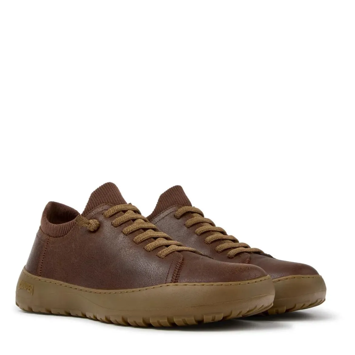 Camper Der sportlichste Peu kombiniert extralanglebige Ma mittel-braun Low-Top-Sneaker