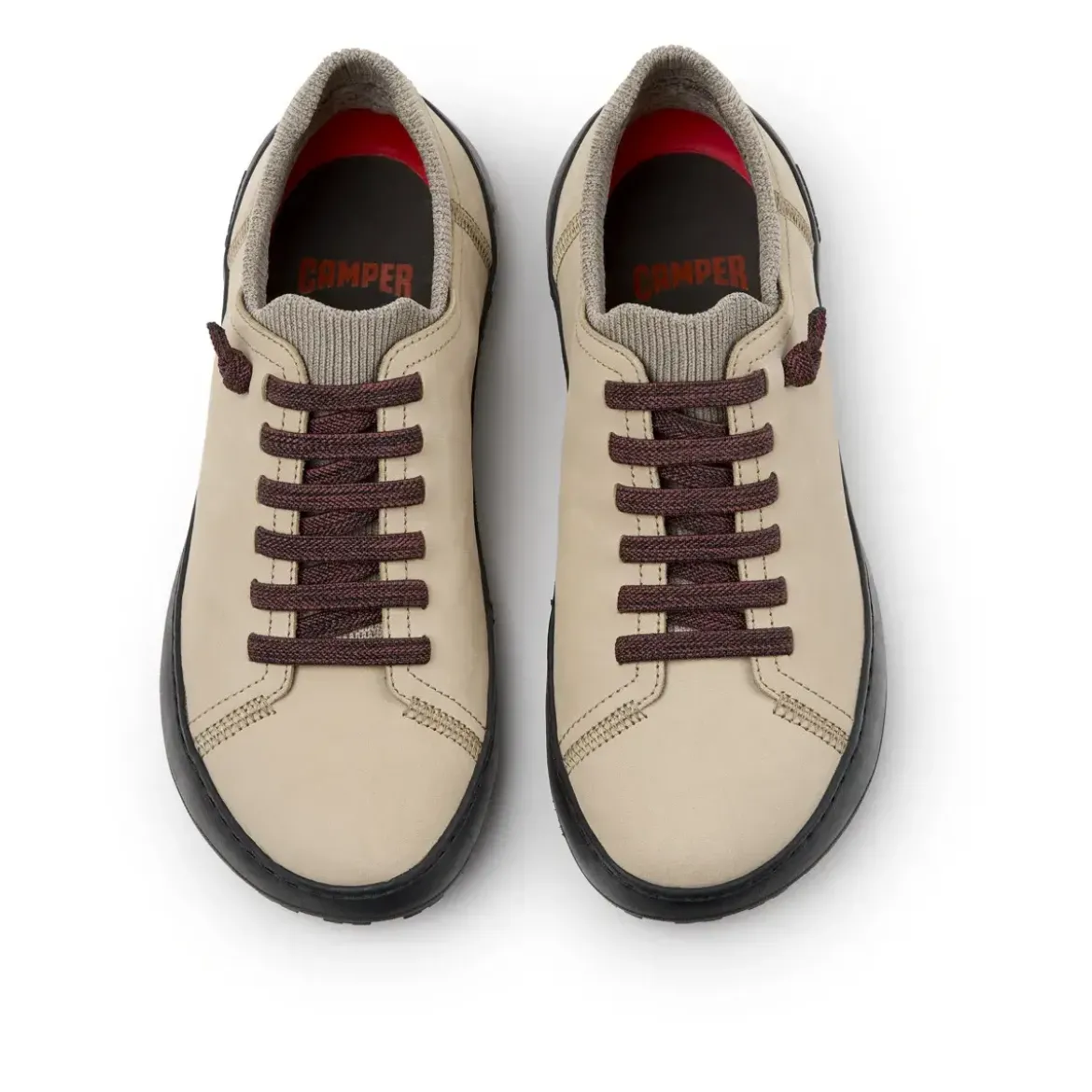 Camper Der sportlichste Peu kombiniert extralanglebige Ma hellbeige Low-Top-Sneaker