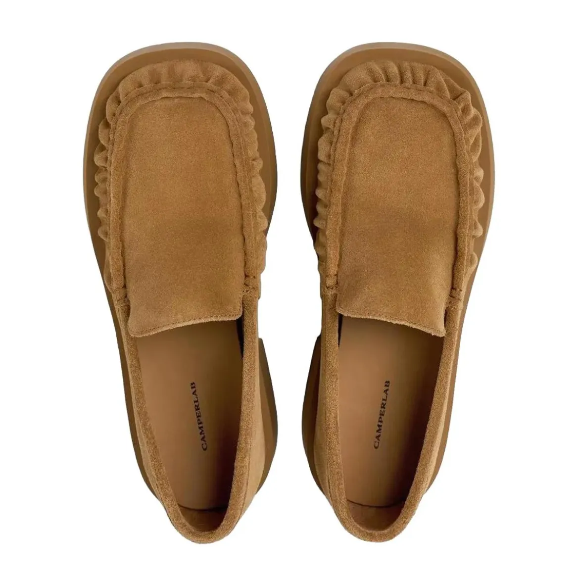 Camperlab Mokassins 1978 mittel-braun Schnürschuhe