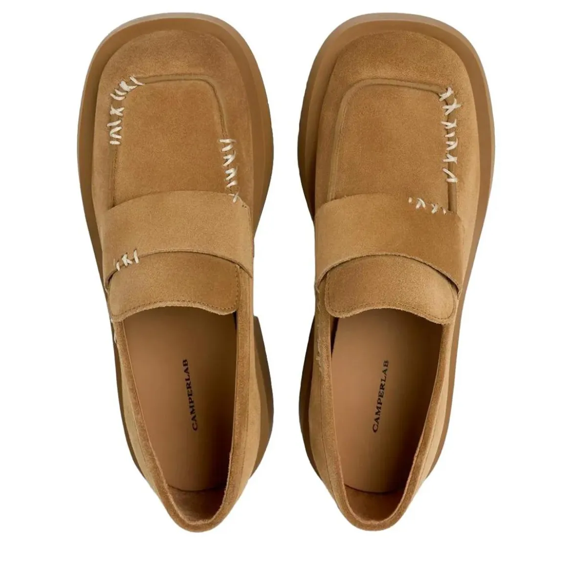 Camperlab Mokassins 1978 mittel-braun Schnürschuhe