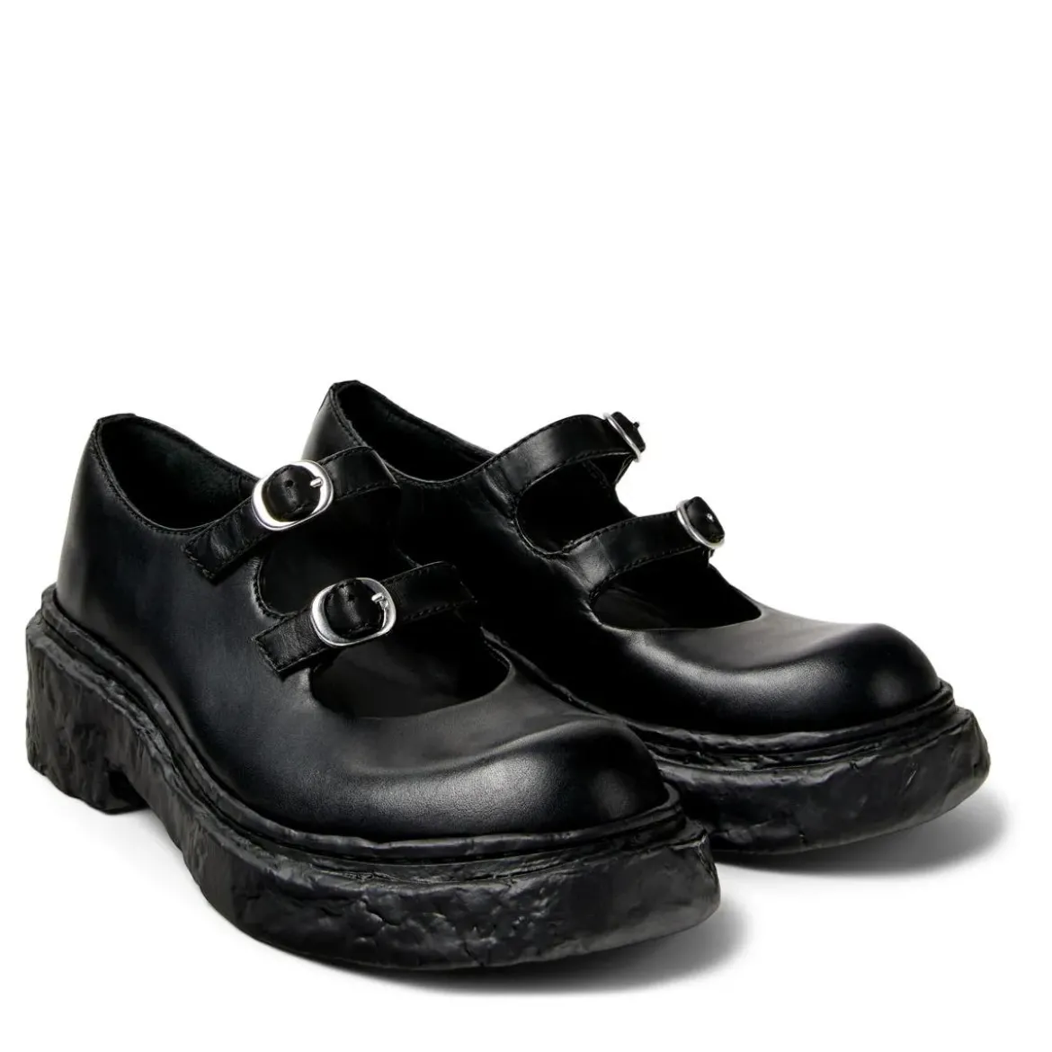 Camperlab Mokassins Vamonos schwarz Schnürschuhe