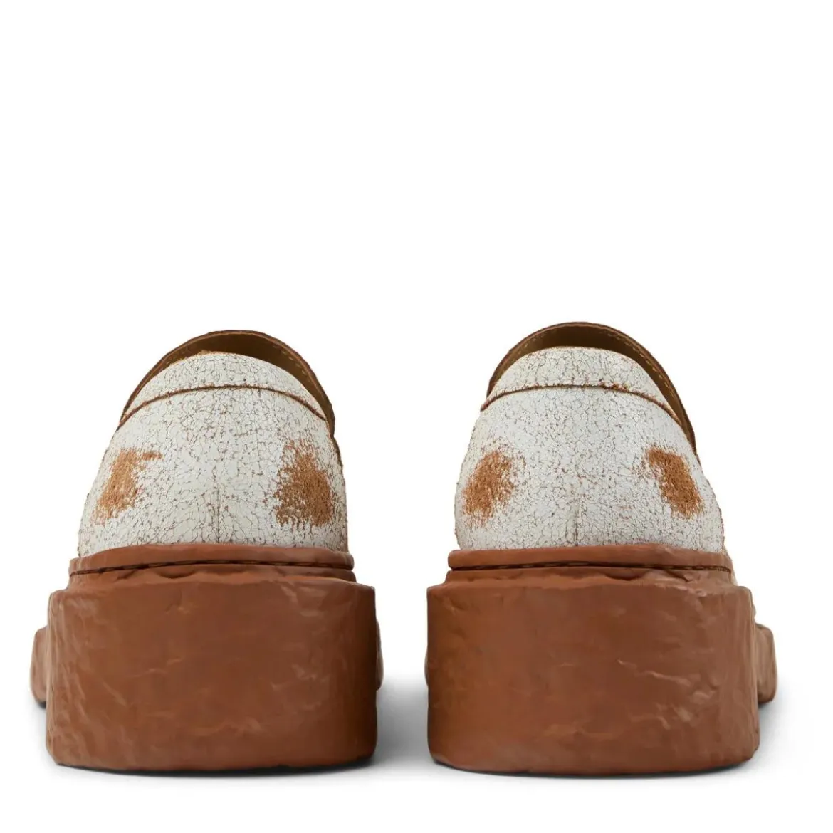 Camperlab Mokassins Vamonos weiss Schnürschuhe