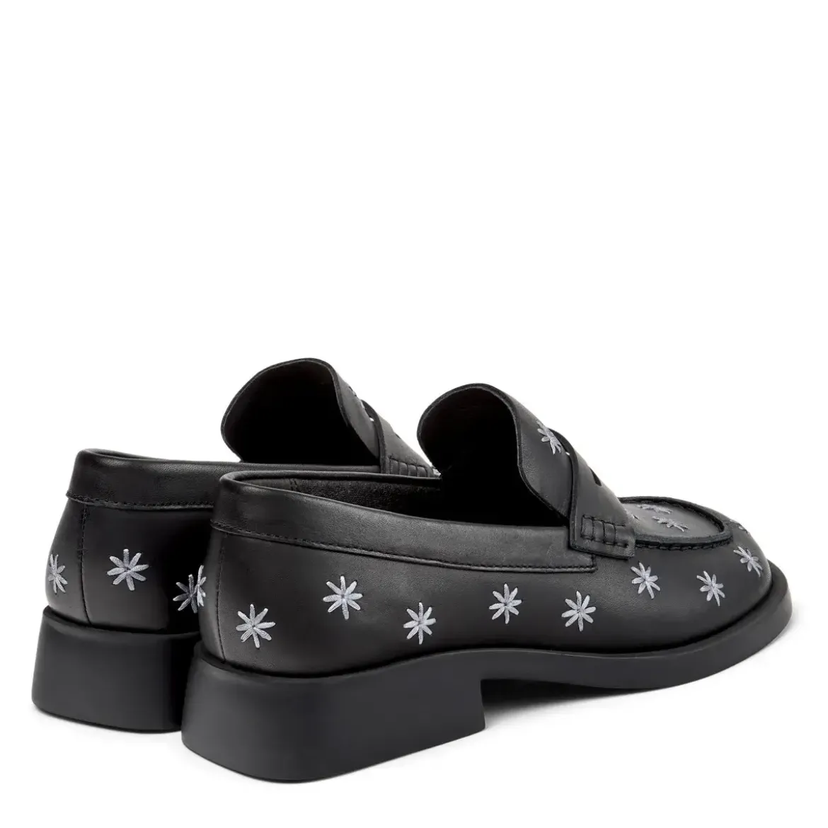 Camper Mokassins Donna schwarz Bootsschuhe