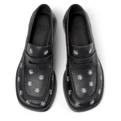 Camper Mokassins Donna schwarz Bootsschuhe