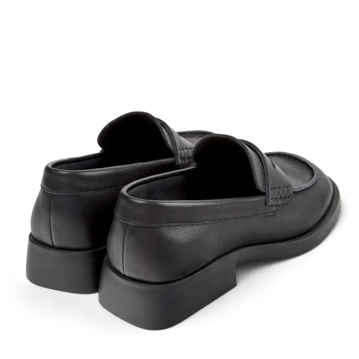 Camper Mokassins Donna Twins schwarz Bootsschuhe