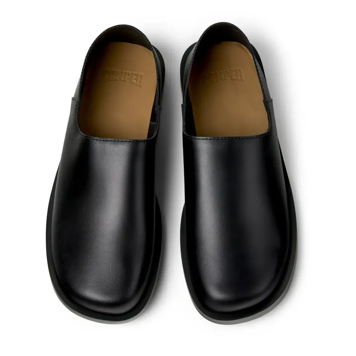 Camper Mokassins Don schwarz Schnürschuhe