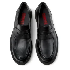 Camper Mokassins Norman schwarz Schnürschuhe
