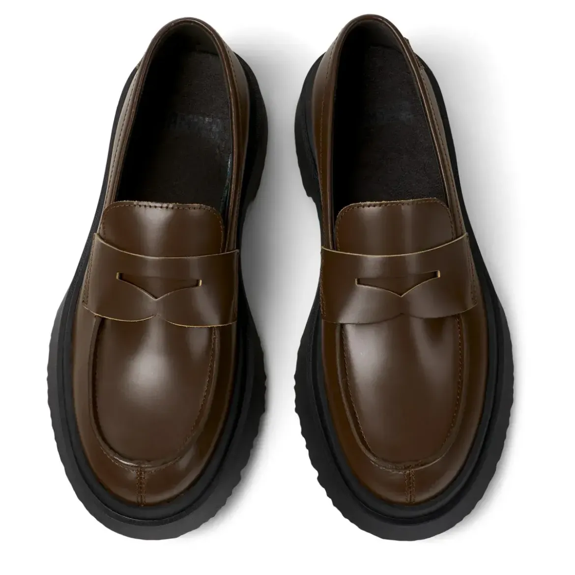 Camper Mokassins Walden mittel-braun Schnürschuhe
