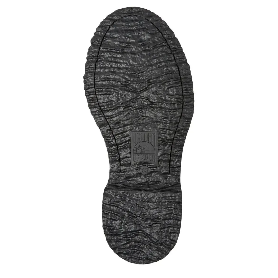 Camper Mokassins Walden schwarz Schnürschuhe