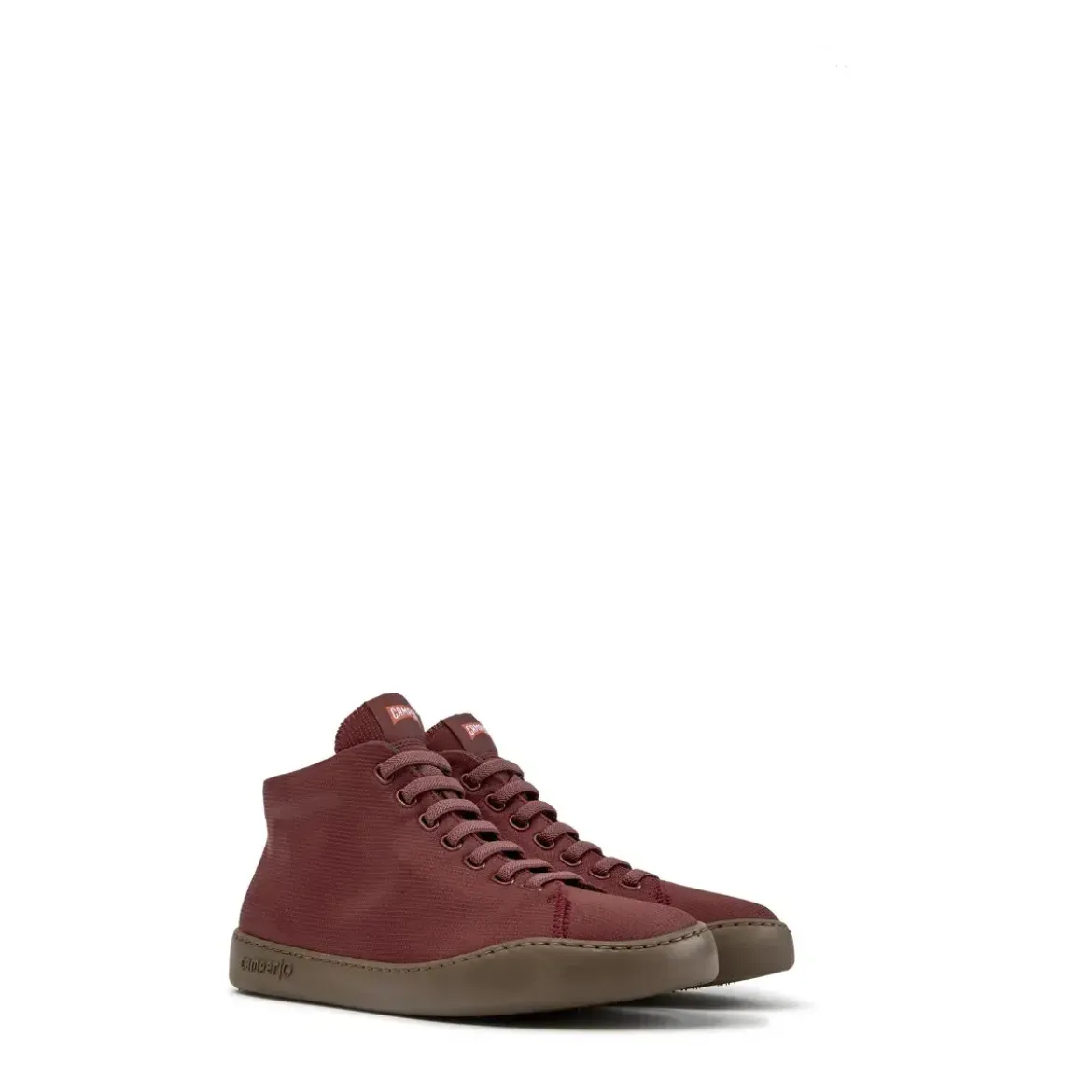 Camper Peu Touring ist eine sportliche und zeitgenössisch burgund Low-Top-Sneaker
