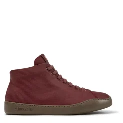 Camper Peu Touring ist eine sportliche und zeitgenössisch burgund Low-Top-Sneaker