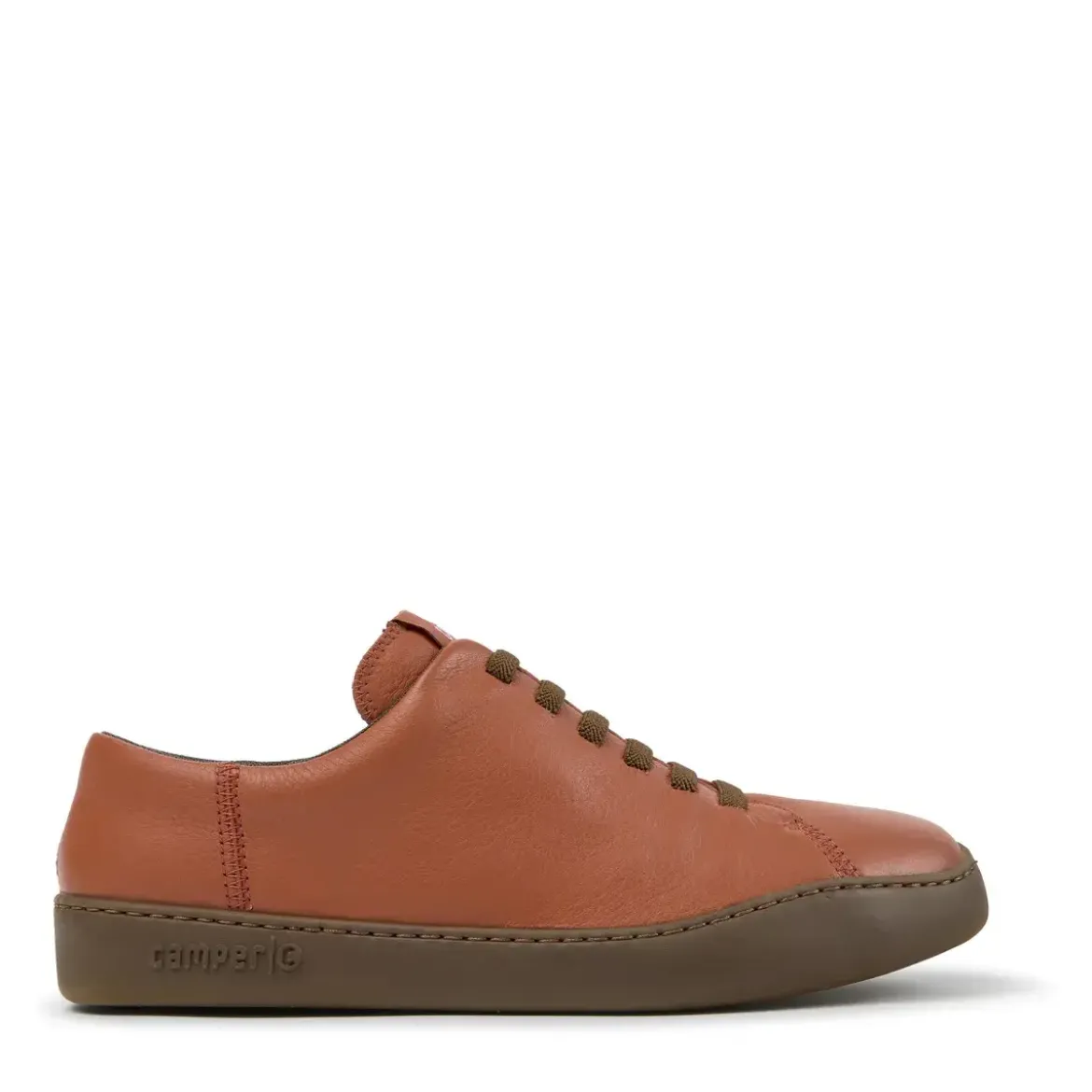 Camper Peu Touring ist eine sportliche und zeitgenössisch mittel-rot Low-Top-Sneaker