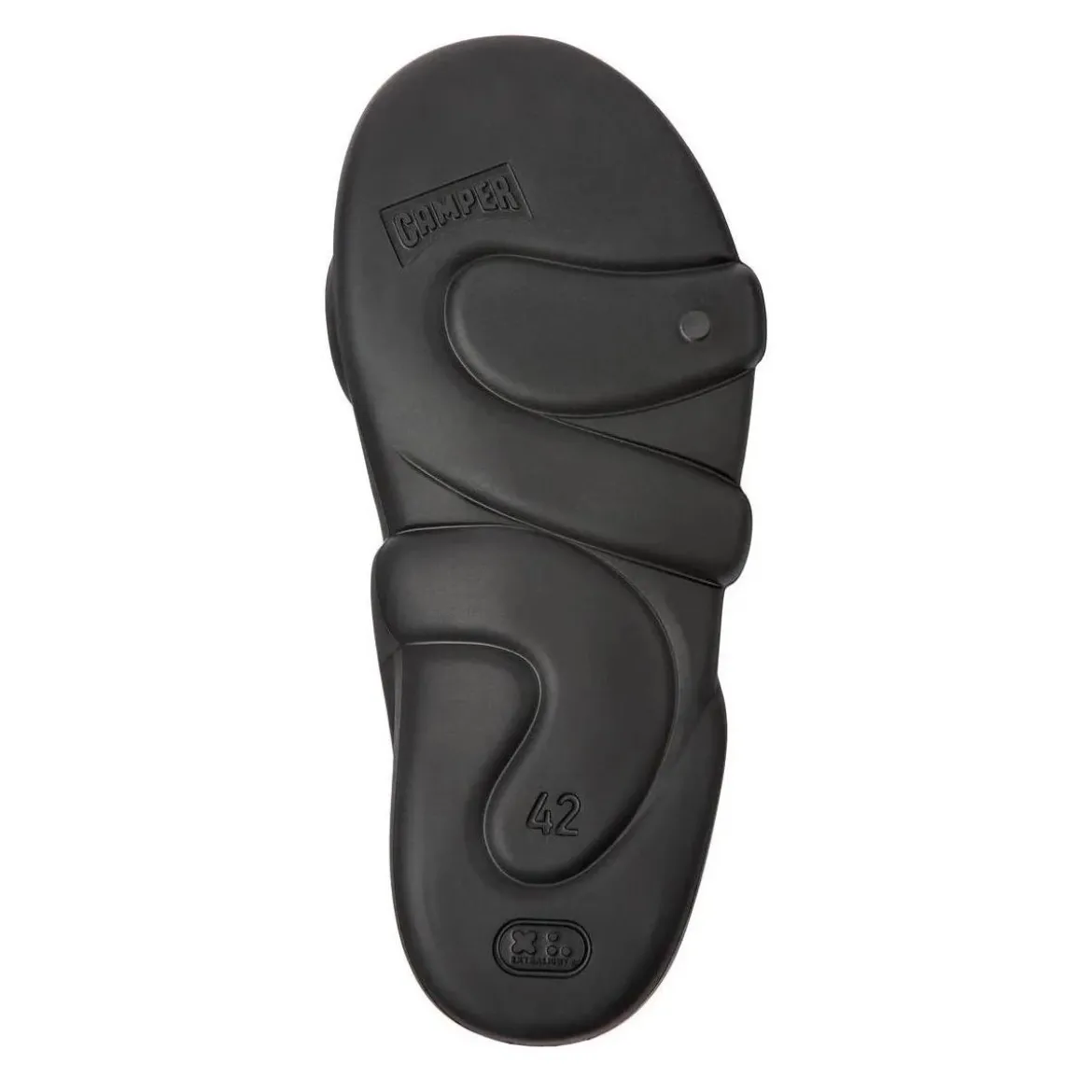 Camper Sandalen Kobarah Flat schwarz Sandalen