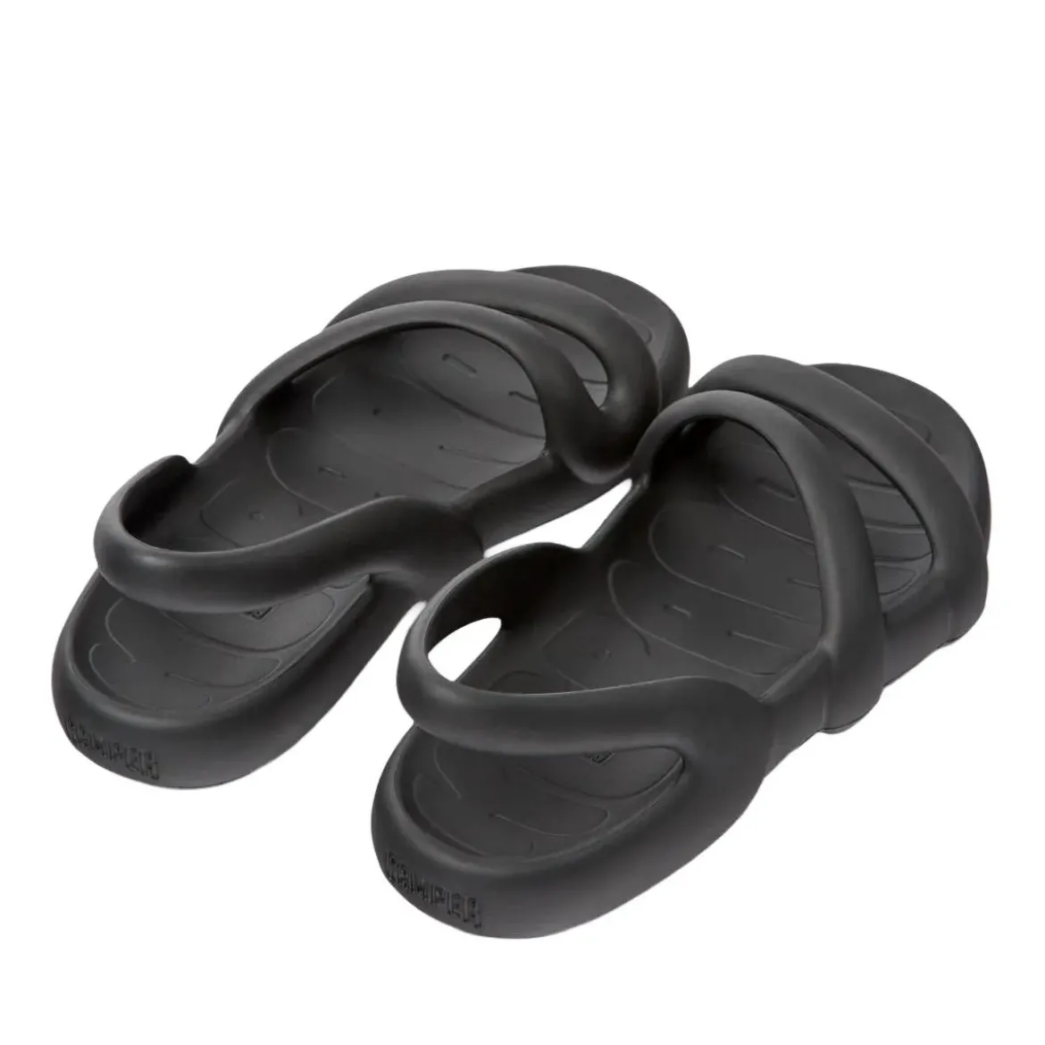Camper Sandalen Kobarah Flat schwarz Sandalen