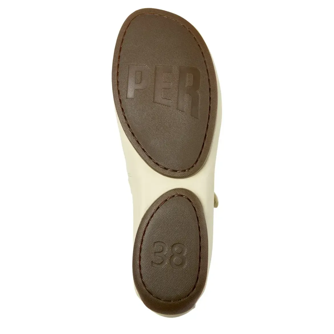 Camper Unser Right ist seit 2005 ein Alltagsheld, der Fle hellbeige Ballerinas