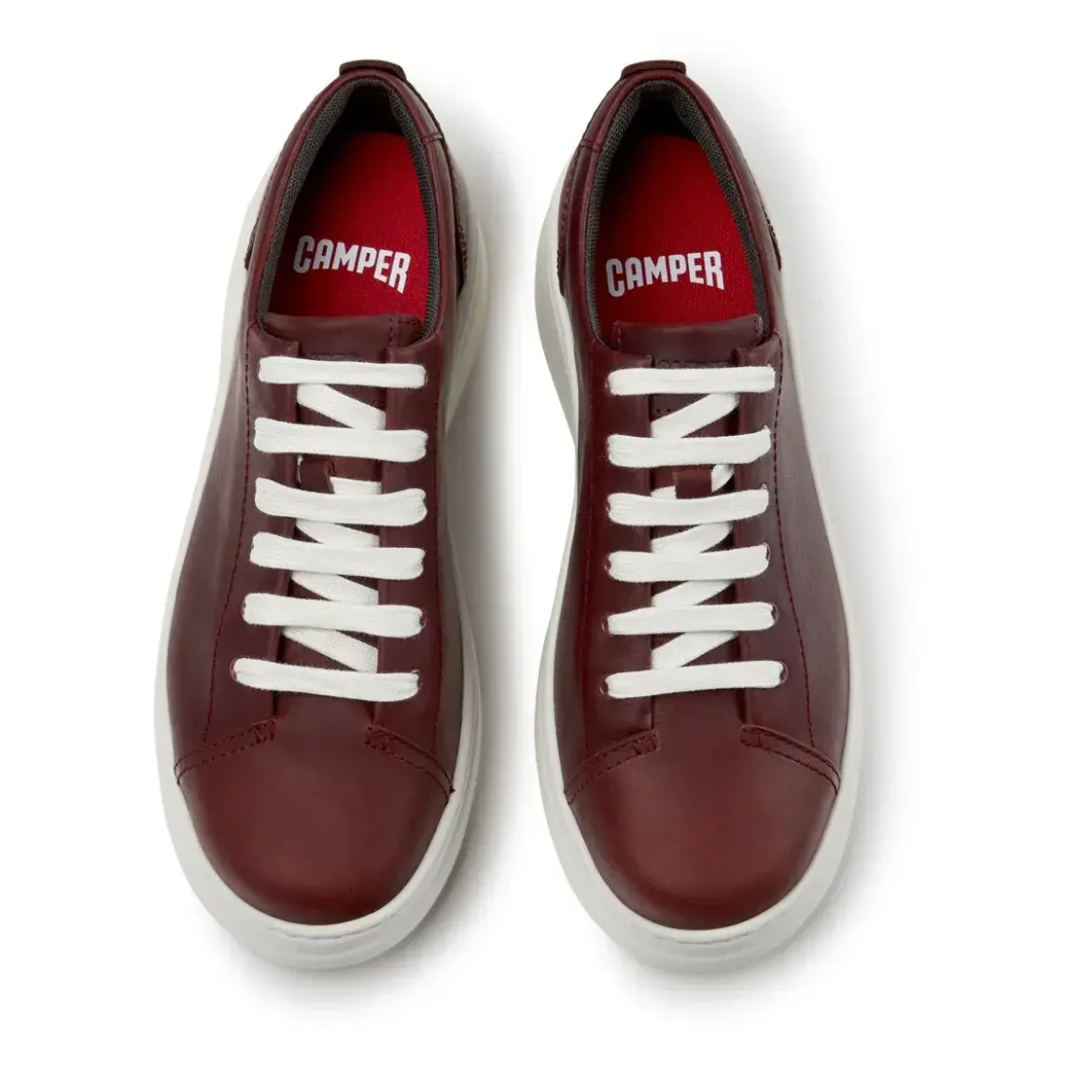 Camper - XL Extralight® Brandsohle für mehr Leichtigkeitburgund Low-Top-Sneaker