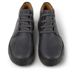 Camper - Zeitgenössisches Schuhwerk- Zertifikat der Leat mittel-grau Schnürstiefel