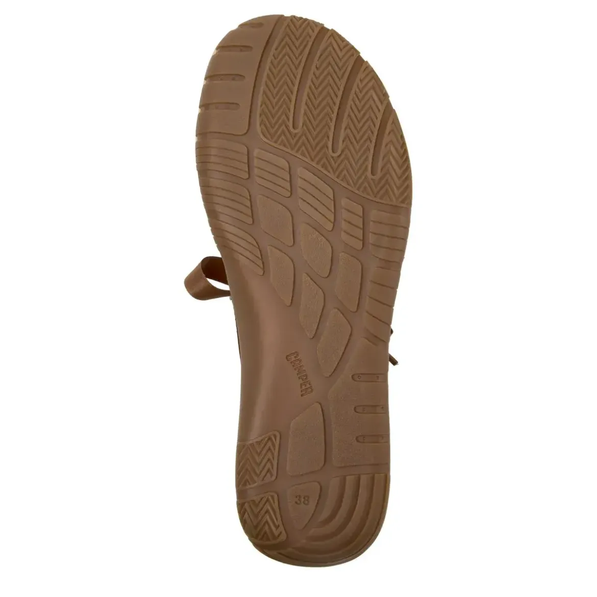 Camper - Zertifikat der Leather Working Group- Schuhmach mittel-braun Ballerinas