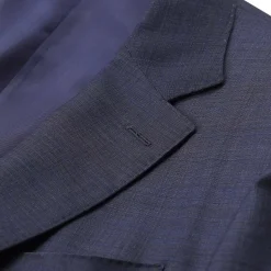 Canali Anzug aus Wolle blau Hosenanzug