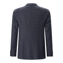 Canali Sakko aus Wolle blau Anzugjacke