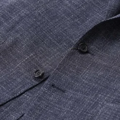 Canali Sakko aus Wollmix blau Anzugjacke