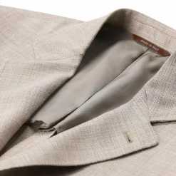Canali Sakko Kei aus Wollmix braun Anzugjacke