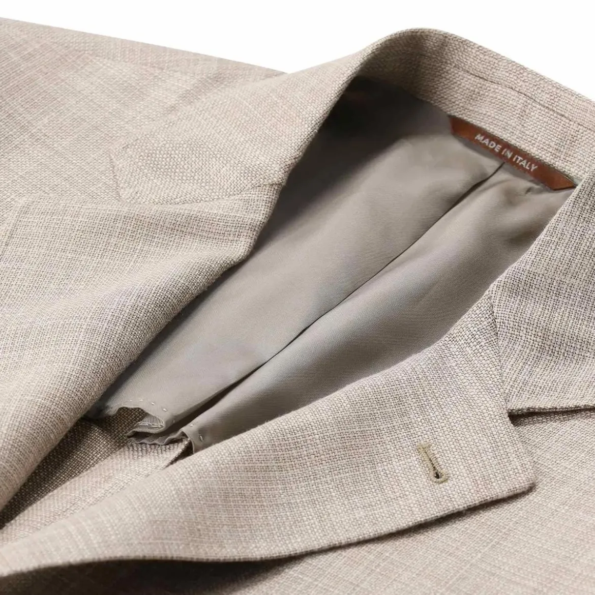 Canali Sakko Kei aus Wollmix braun Anzugjacke