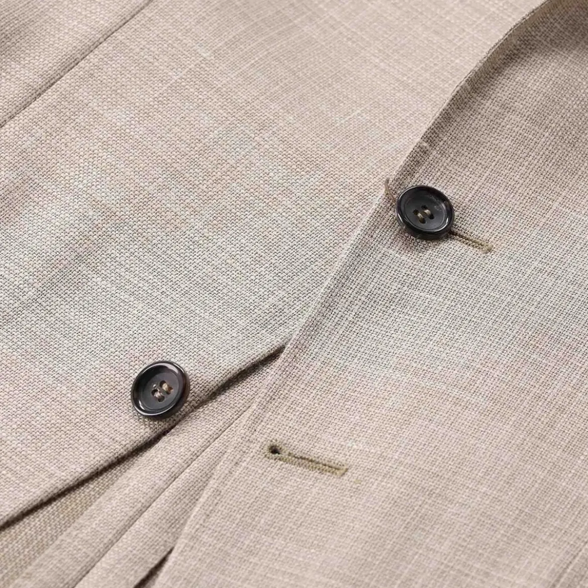 Canali Sakko Kei aus Wollmix braun Anzugjacke