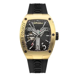 Carlo Colucci Automatikuhr CC100 . schwarz Automatikuhr