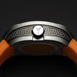 Carlo Colucci Automatikuhr CC100 . orange Automatikuhr