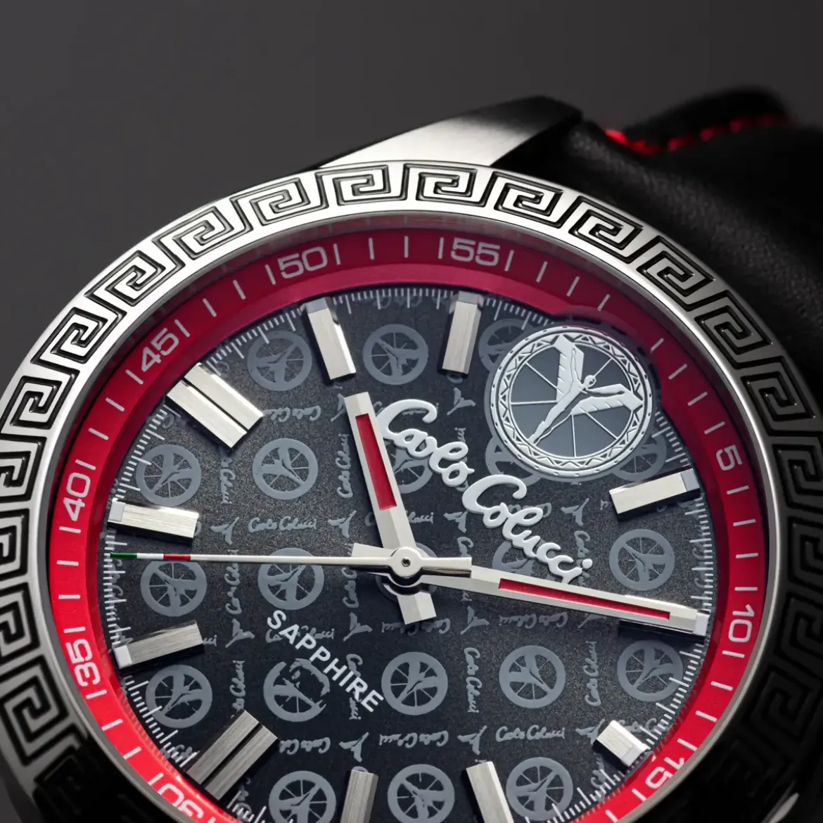 Carlo Colucci Herrenuhr CC300 . schwarz Quarzuhr