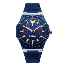 Carlo Colucci Quarzuhr CC501-1 blau Quarzuhr