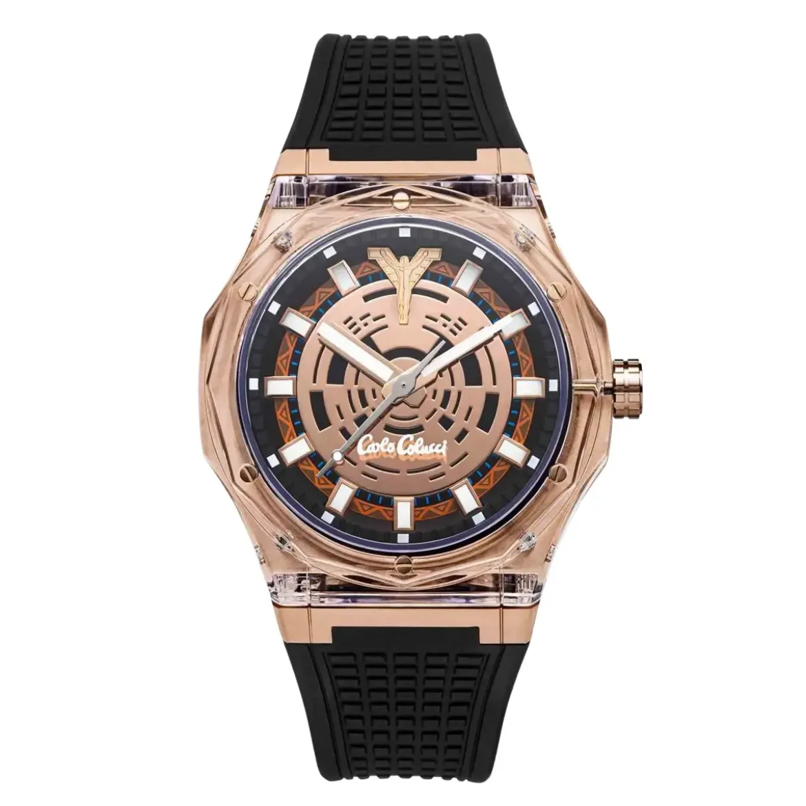 Carlo Colucci Quarzuhr CC504-1 schwarz Quarzuhr