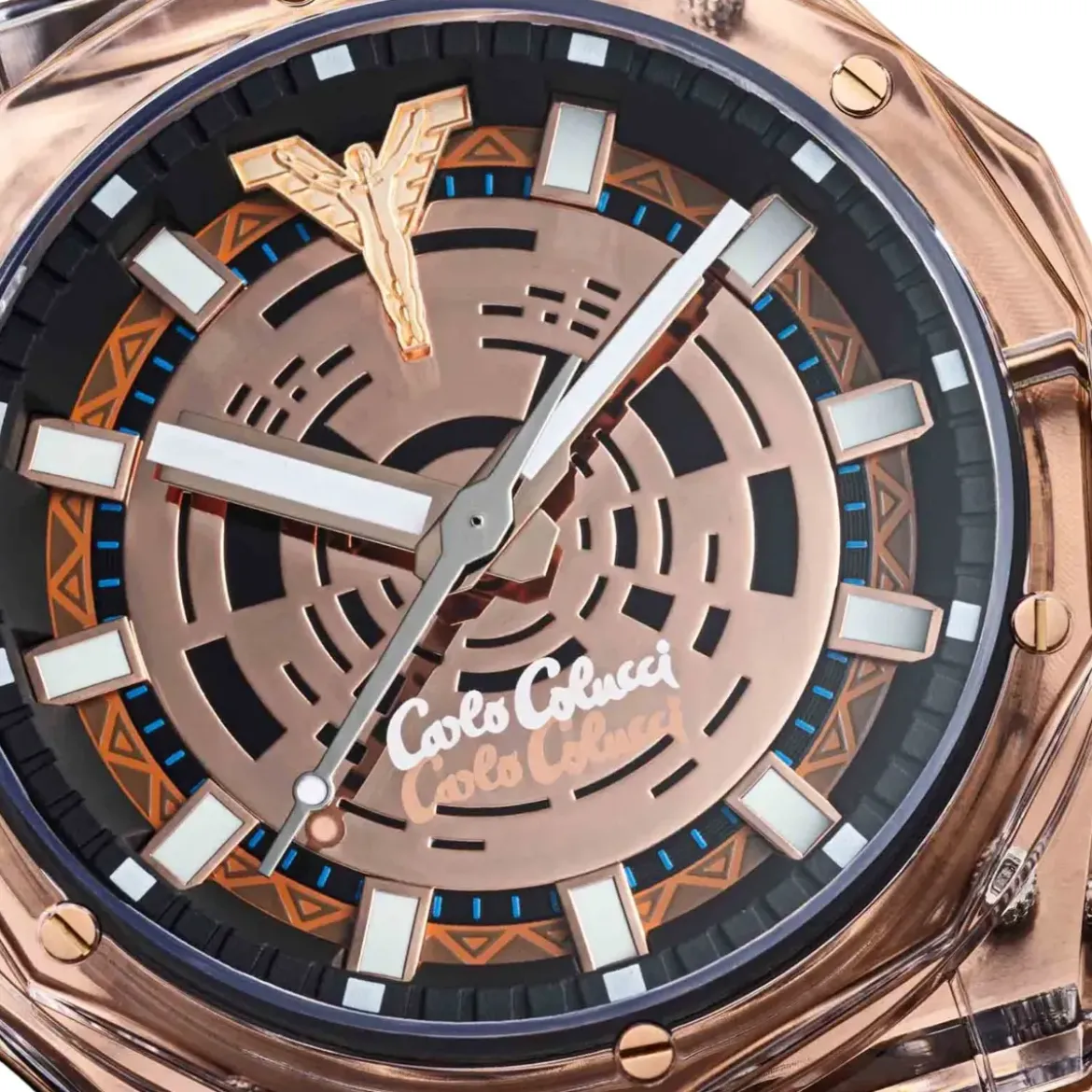 Carlo Colucci Quarzuhr CC504-1 schwarz Quarzuhr