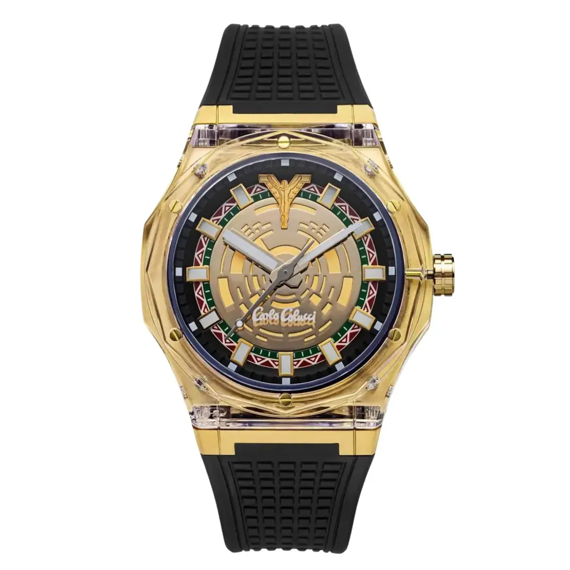 Carlo Colucci Quarzuhr CC502-1 schwarz Quarzuhr