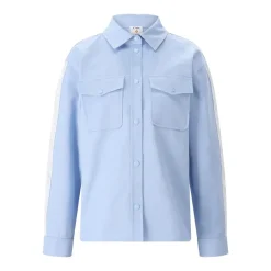 Casablanca Hemdjacke aus Baumwolle blau Hemdjacke