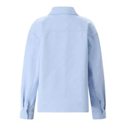 Casablanca Hemdjacke aus Baumwolle blau Hemdjacke